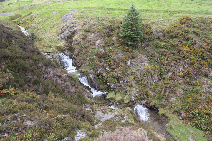Waterfall above Dylife Mine