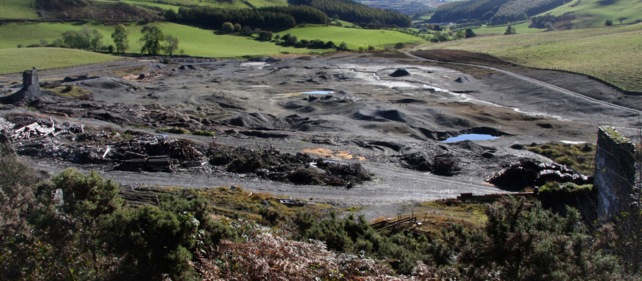Frongoch Mine before remediation