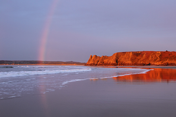 Rainbow, Three Cliffs Bay